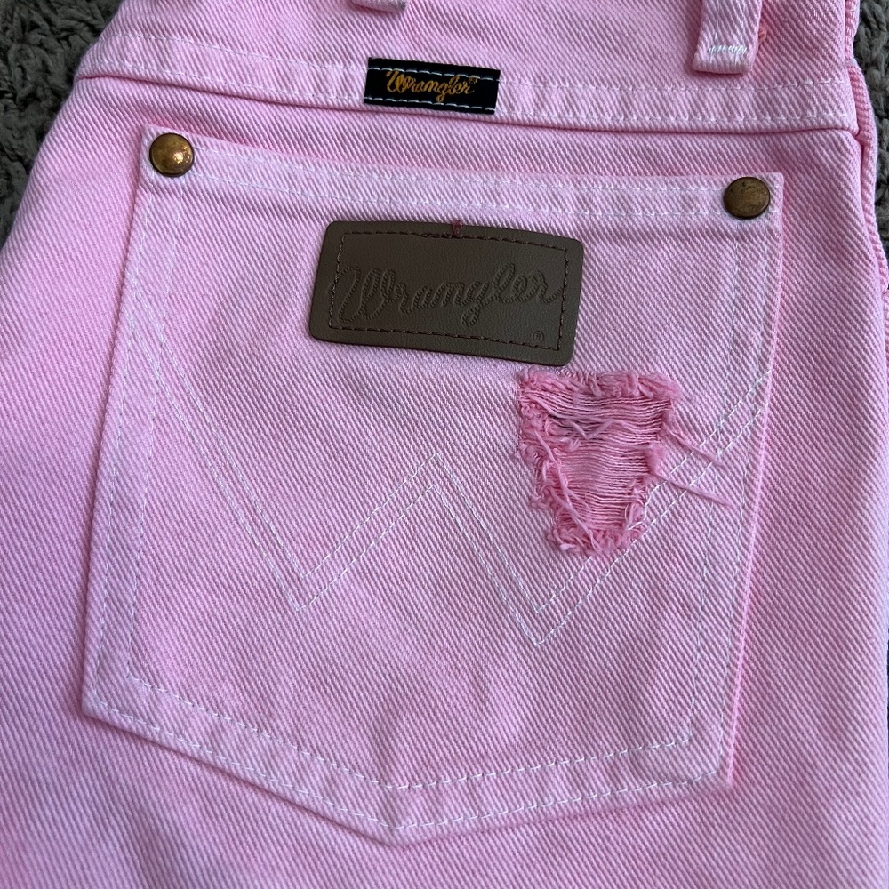 Pink Wrangler Shorts